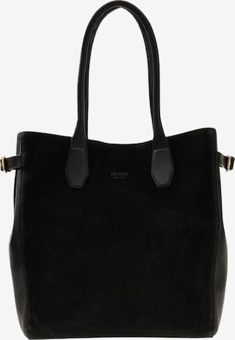 melns GUESS "Shopper" tipa soma 'Guess Cabas Anitha Large Tote Black': no priekšpuses