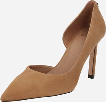 Escarpins 'Janet' BOSS en beige : devant