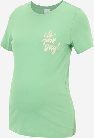 MAMALICIOUS Shirt 'AURA' in Green: front