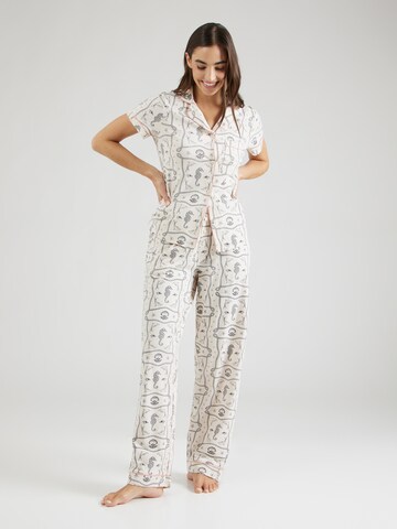 Pigiama di Chelsea Peers in bianco: frontale