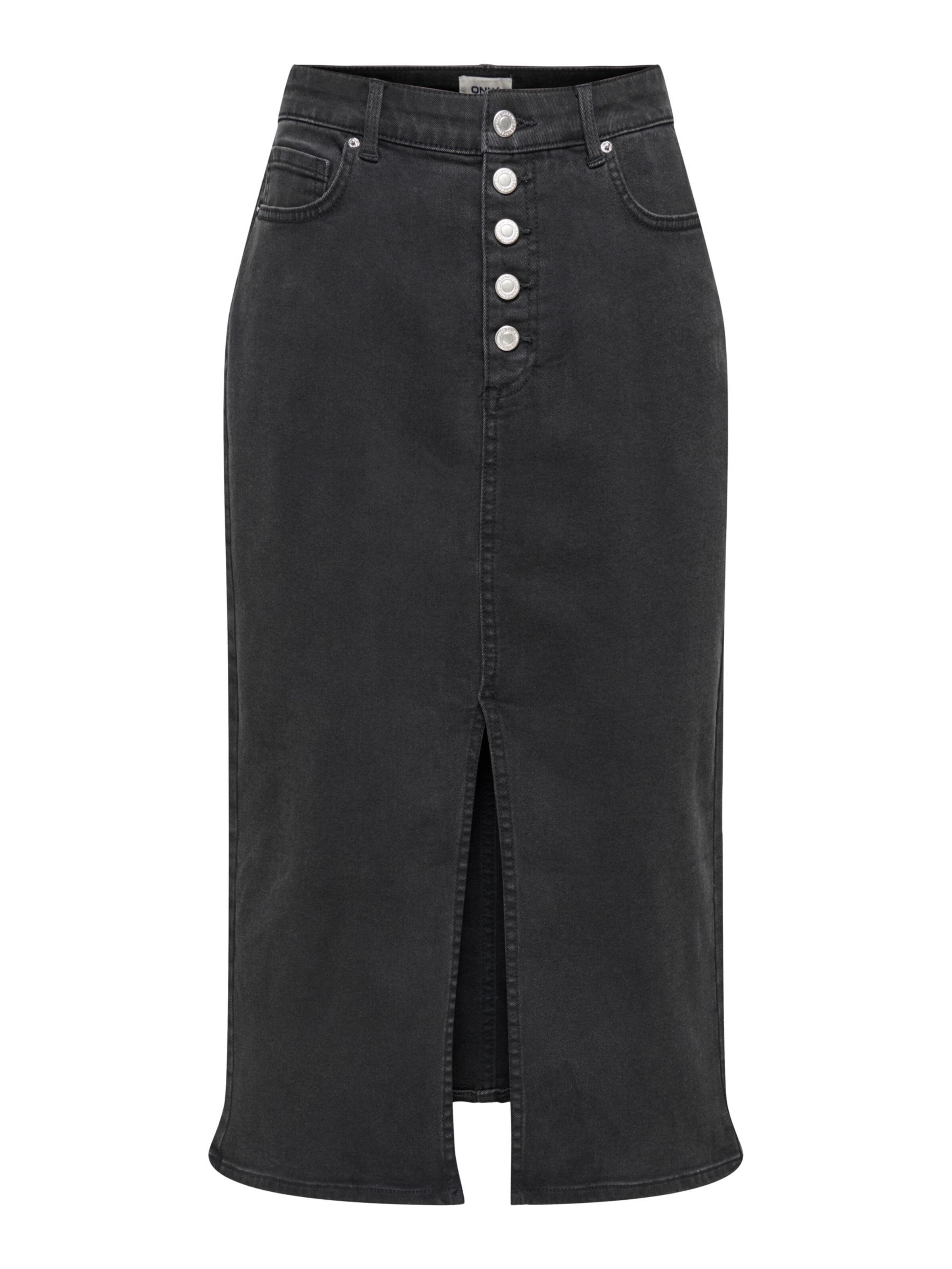ONLY Jupe 'ONLSilja' en noir denim, Vue avec produit