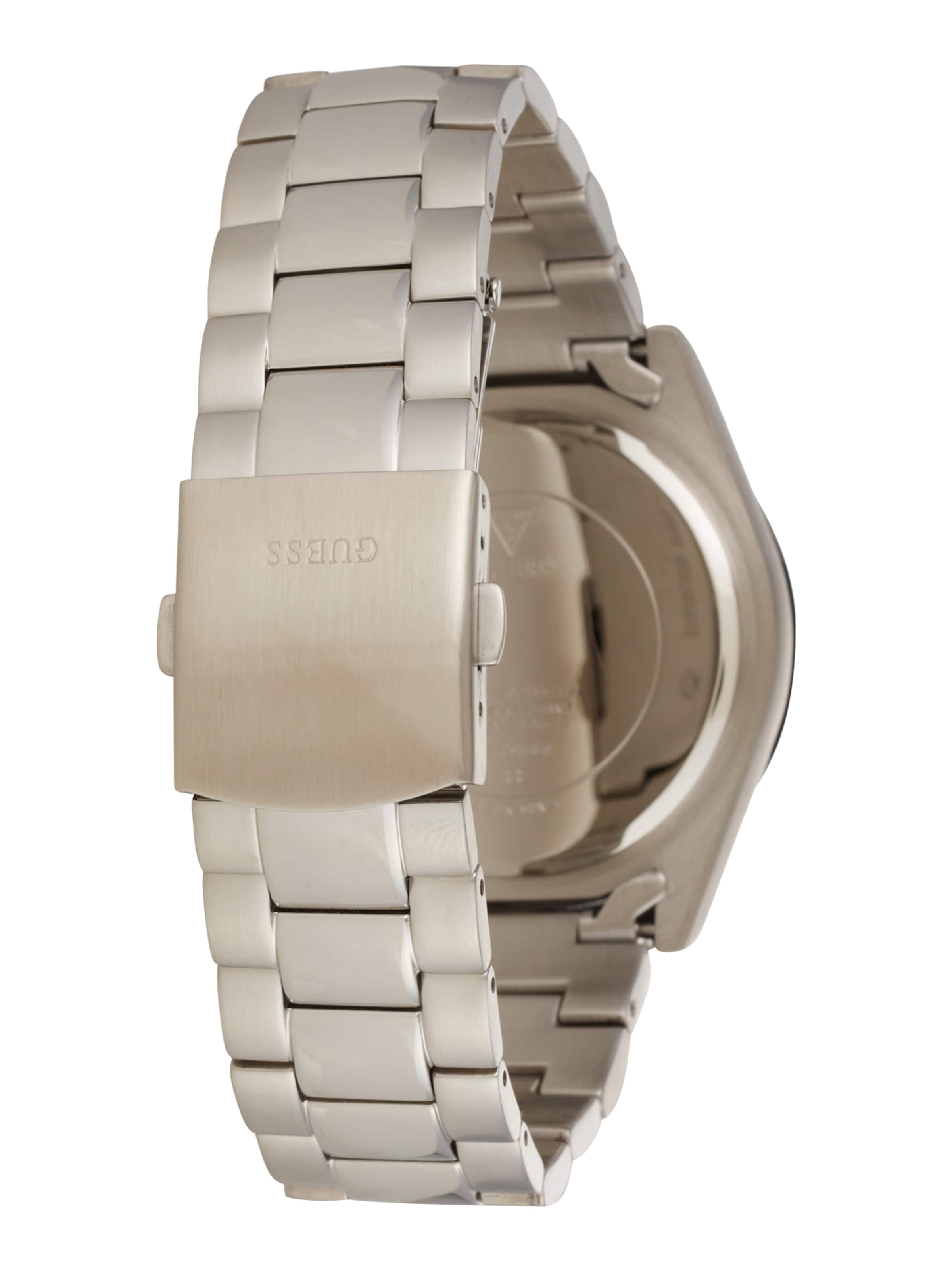 GUESS Uhr 'Connoisseur' in Silber