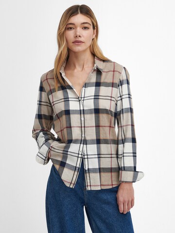 Chemisier 'Bredon' Barbour en beige : devant