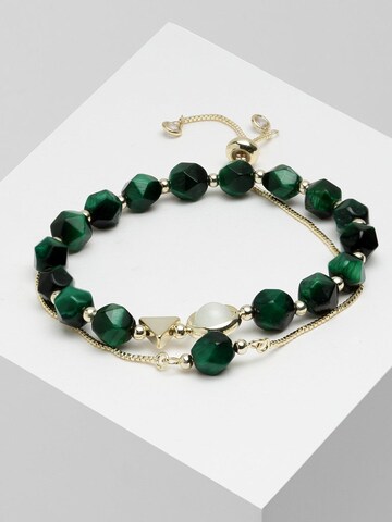 AVANT-GARDE PARIS Armband 'Statement' in Grün