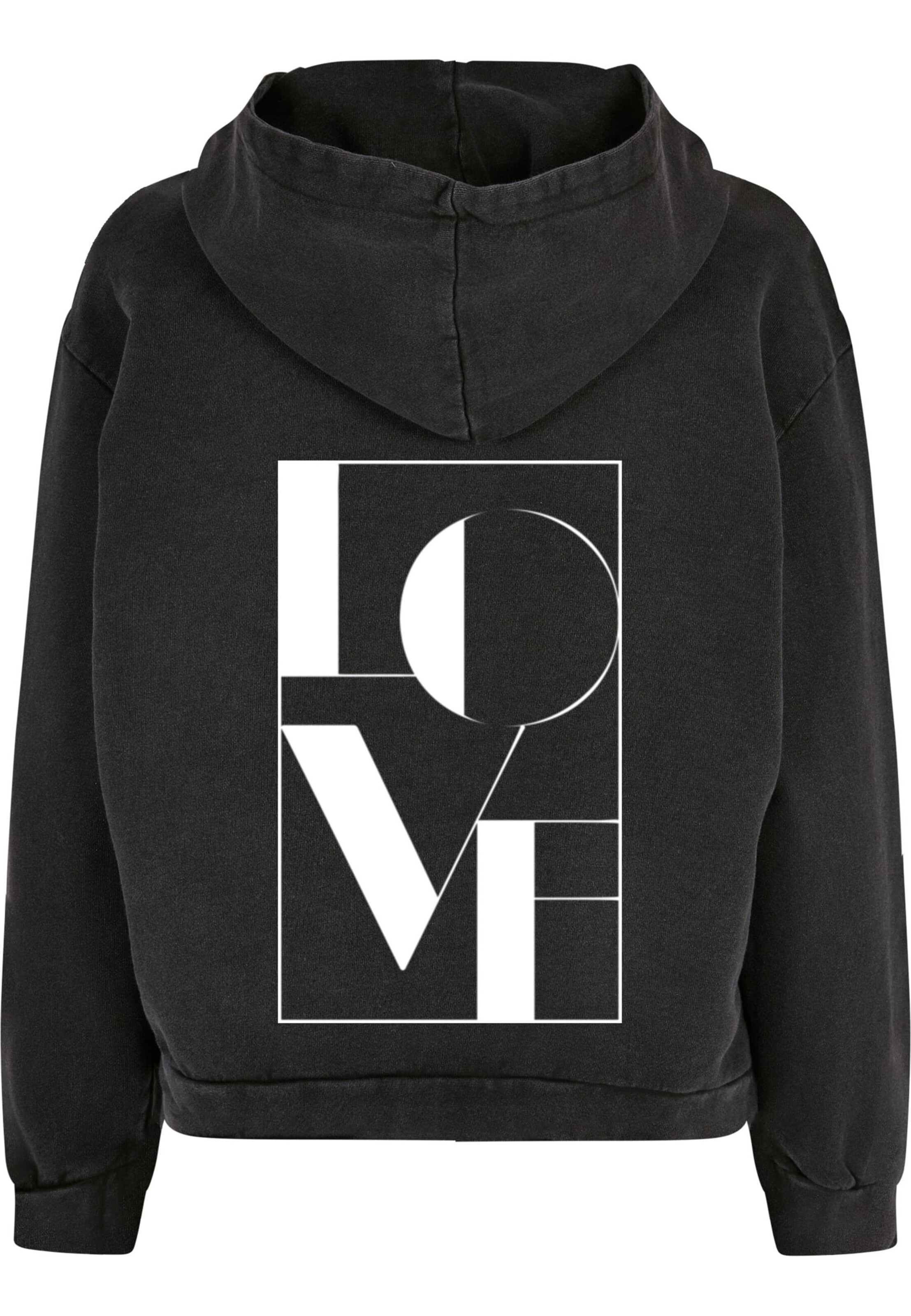 Merchcode Sweatshirt 'Love' in Black