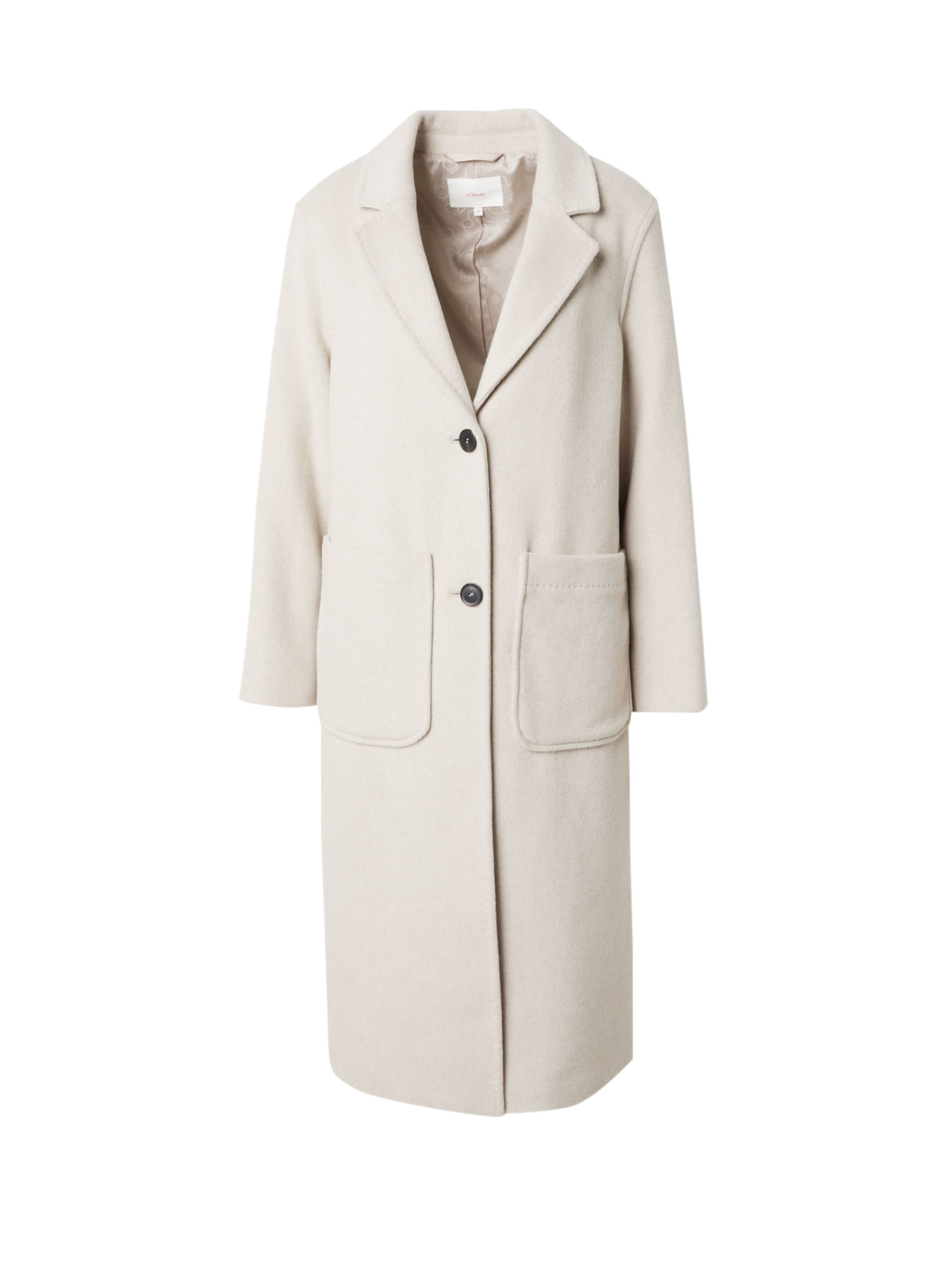 s.Oliver Преходно палто в бежово: отпред