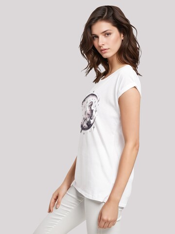 T-shirt 'Gothic Valentinstag Skelett Mond' F4NT4STIC en blanc