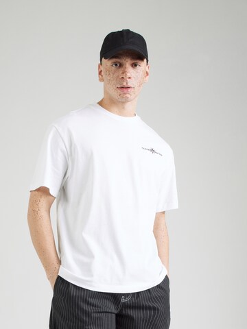 Bershka T-Shirt in Weiß