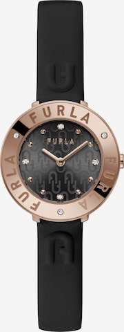 FURLA Uhr 'Essential' in Schwarz: predná strana