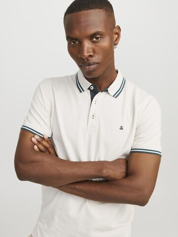 JACK & JONES Poloshirt 'JJPaulos' in Beige