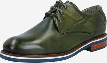 Pantofi cu șireturi 'Firmin Exko' de la bugatti pe verde: față