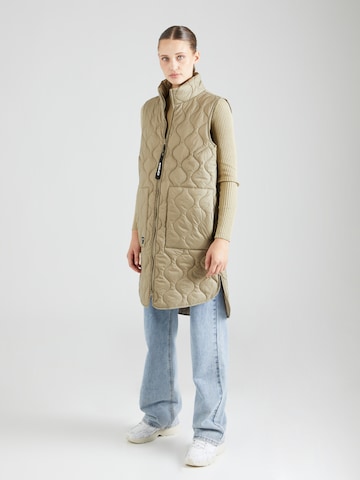 Gilet de sport 'Aalean' ICEPEAK en beige : devant