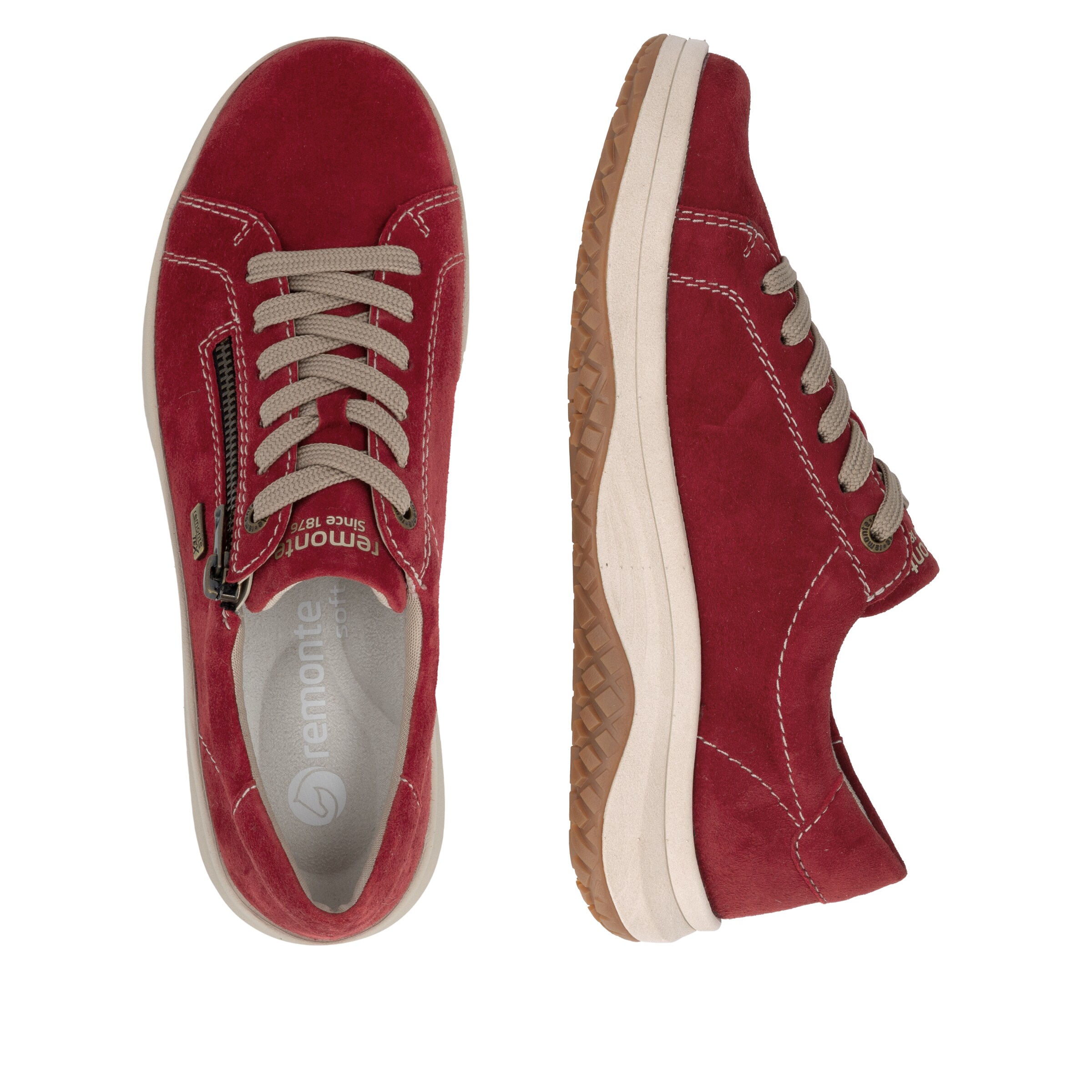 Chaussure à lacets ' D3Q00 ' REMONTE en rouge