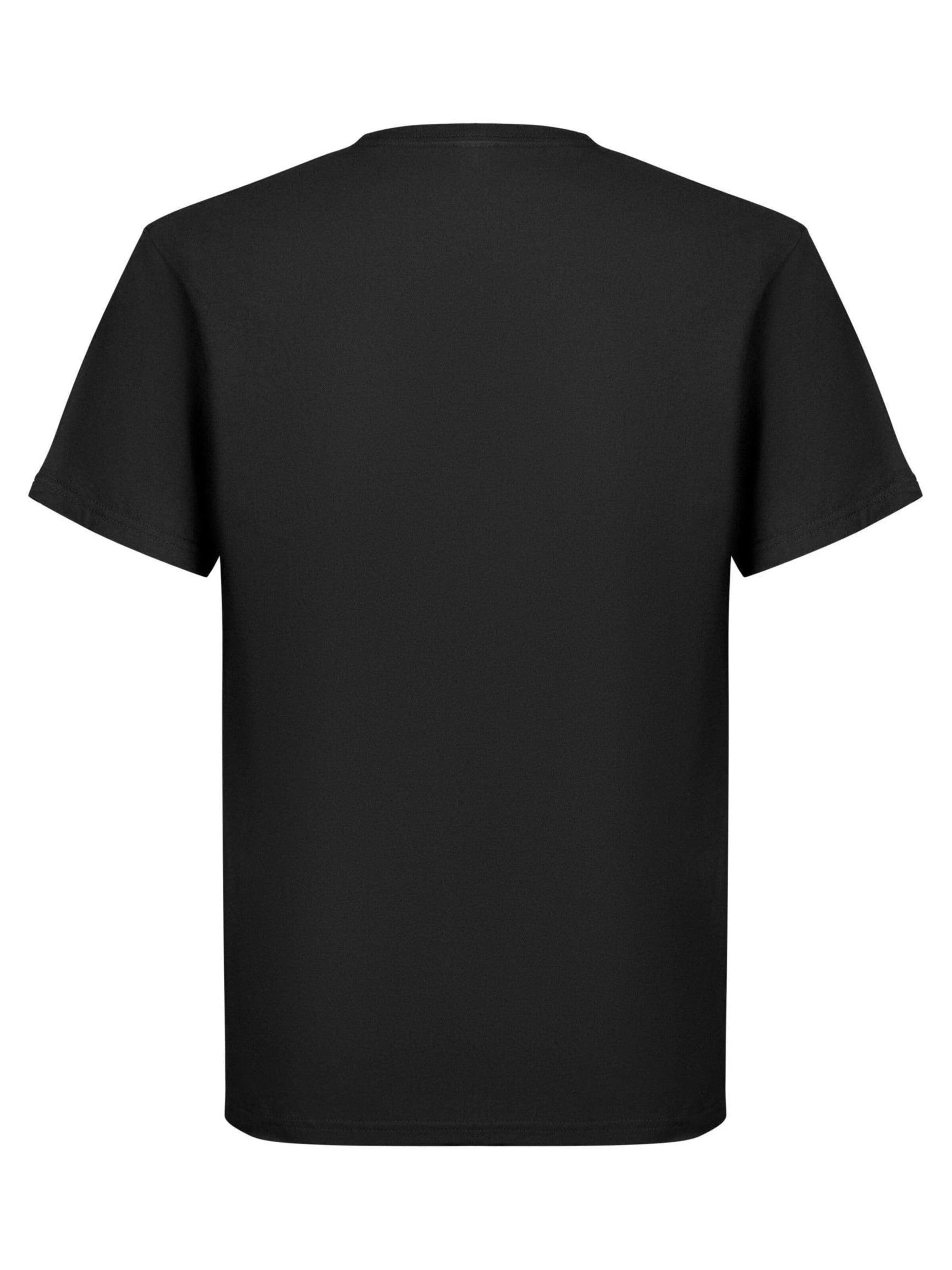 T-Shirt 'Kiss  Hotter Than Hell  T-Shirt' Kiss en noir : devant