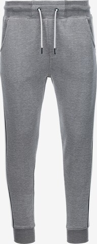 Ombre Tapered Pants 'P865' in Grey: front