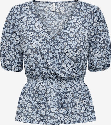 ONLY Blouse 'Pella' in Blauw: voorkant