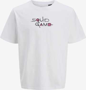 JACK & JONES Shirt 'JJSquidgame' in Wit: voorkant