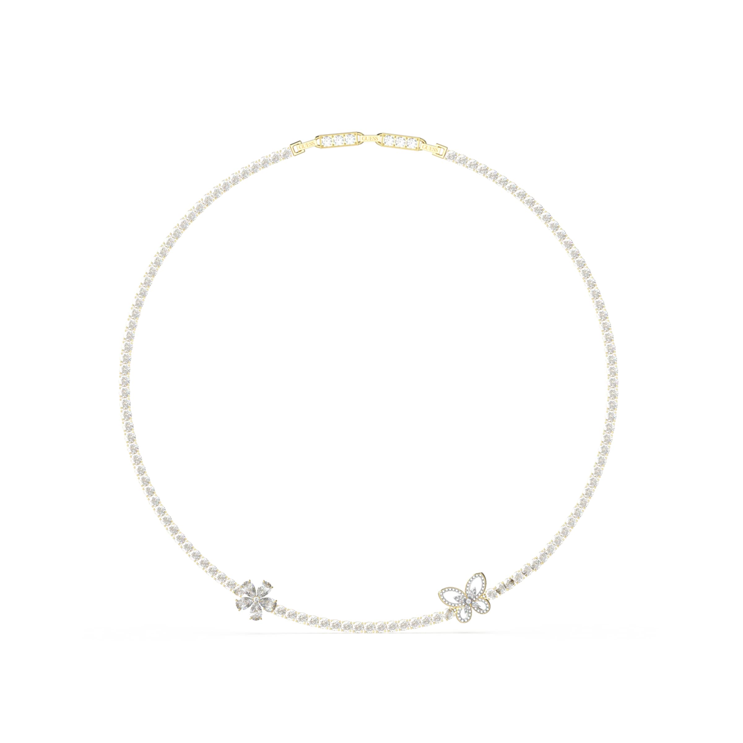 Chaîne GUESS en or : devant