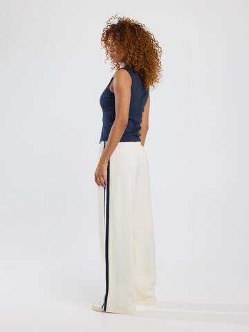 Loosefit Pantalon America Today en blanc