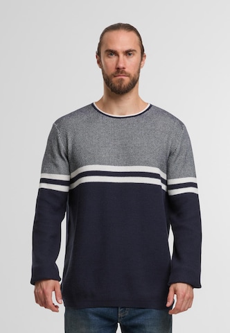 Pull-over 'Jaluf' INDICODE JEANS en bleu