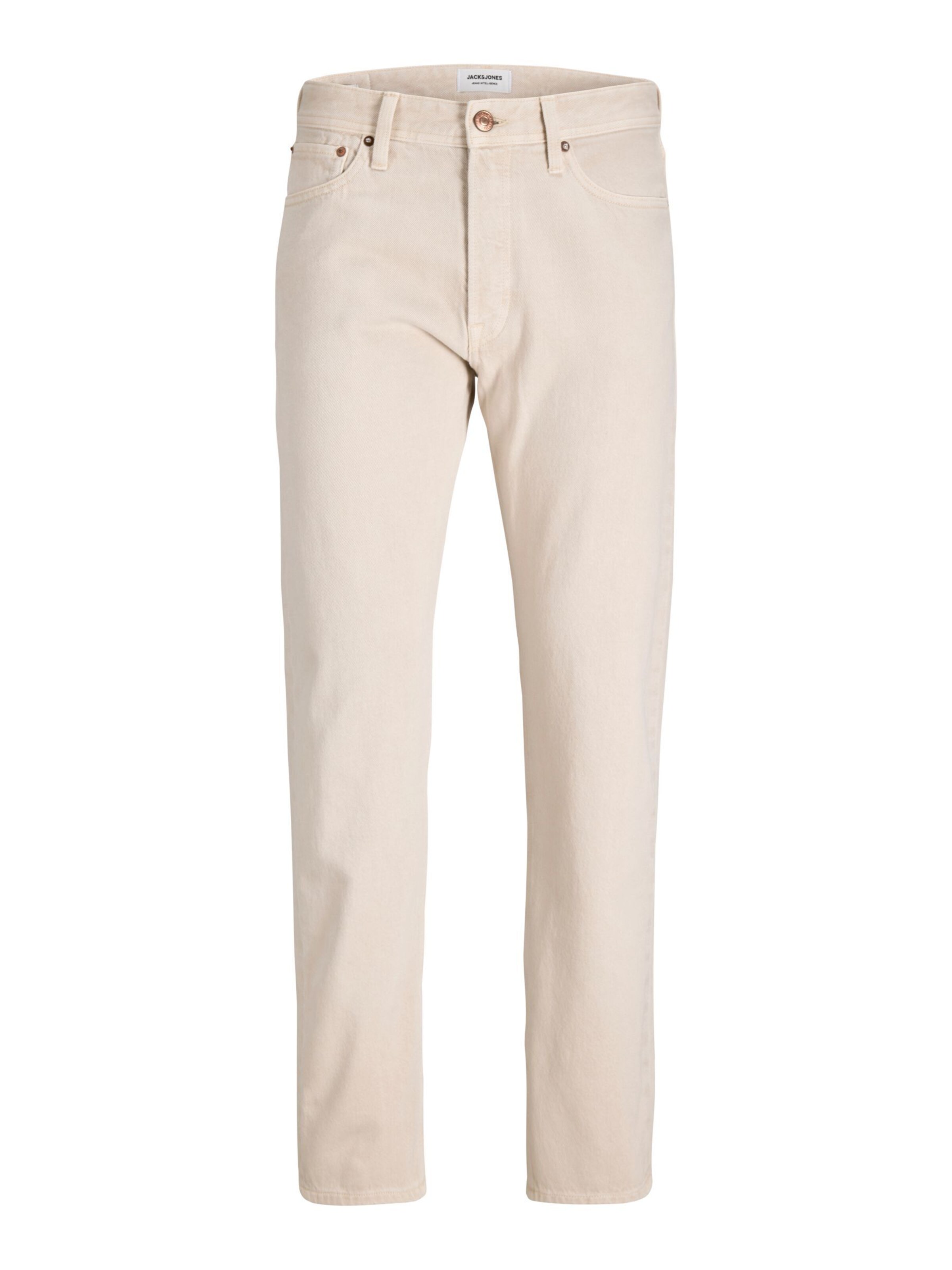 JACK & JONES - Loosefit Vaquero 'JJIChris JJOriginal' en beige: frente