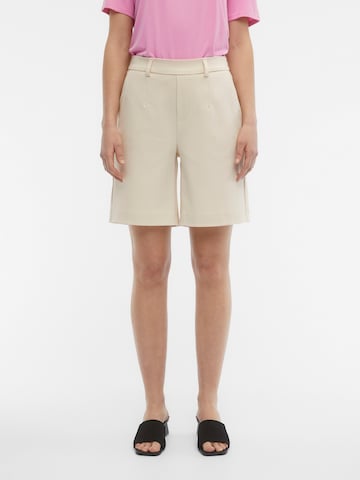 OBJECT Regular Broek 'Lisa' in Beige: voorkant