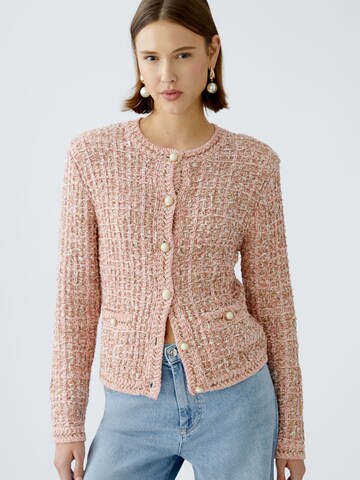 OUI Knit Cardigan in Beige: front