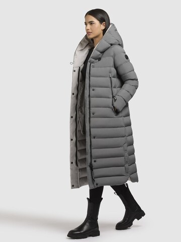khujo Wintermantel 'Teiva' in Blauw