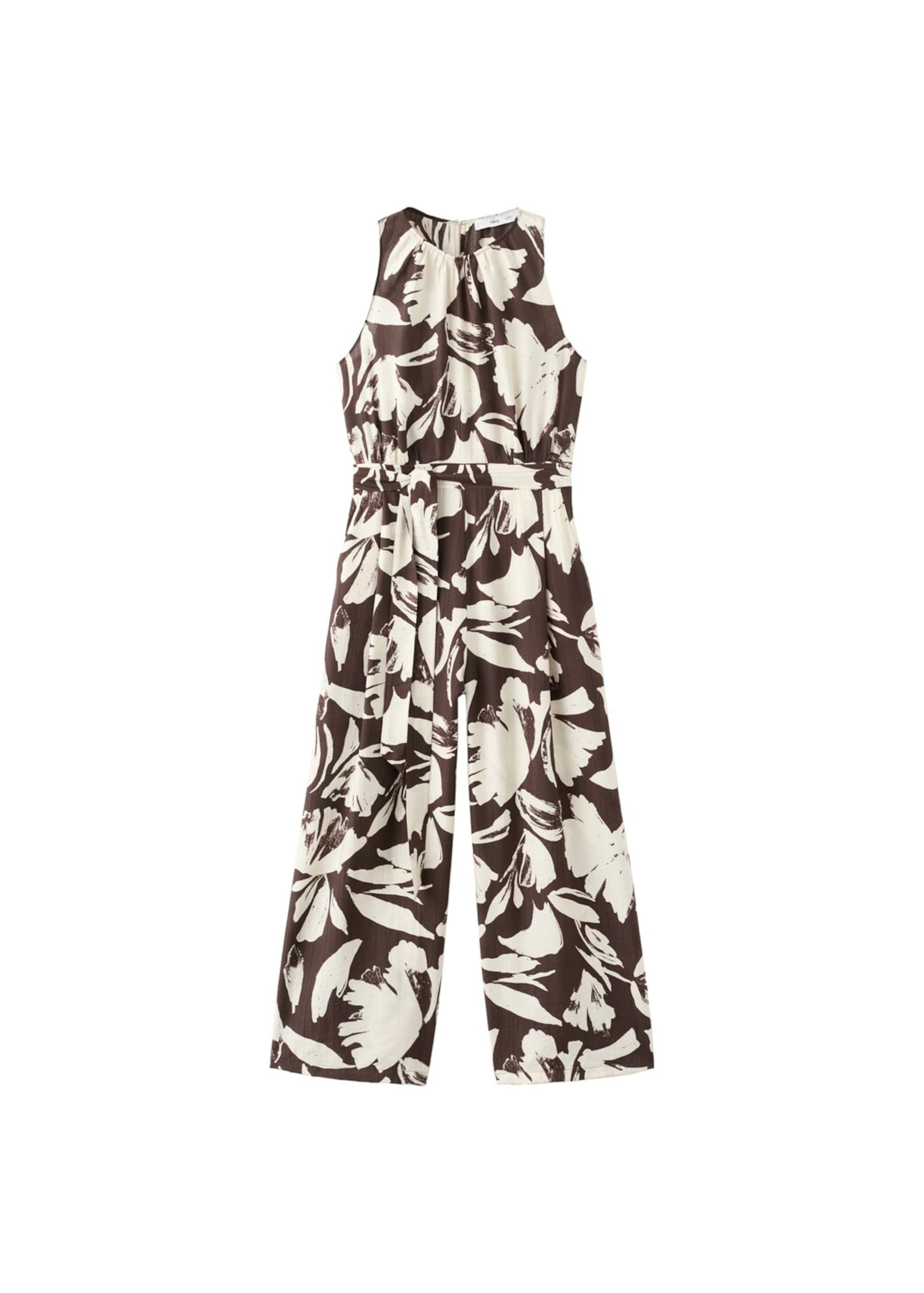 MANGO Jumpsuit in Braun: Vorderseite