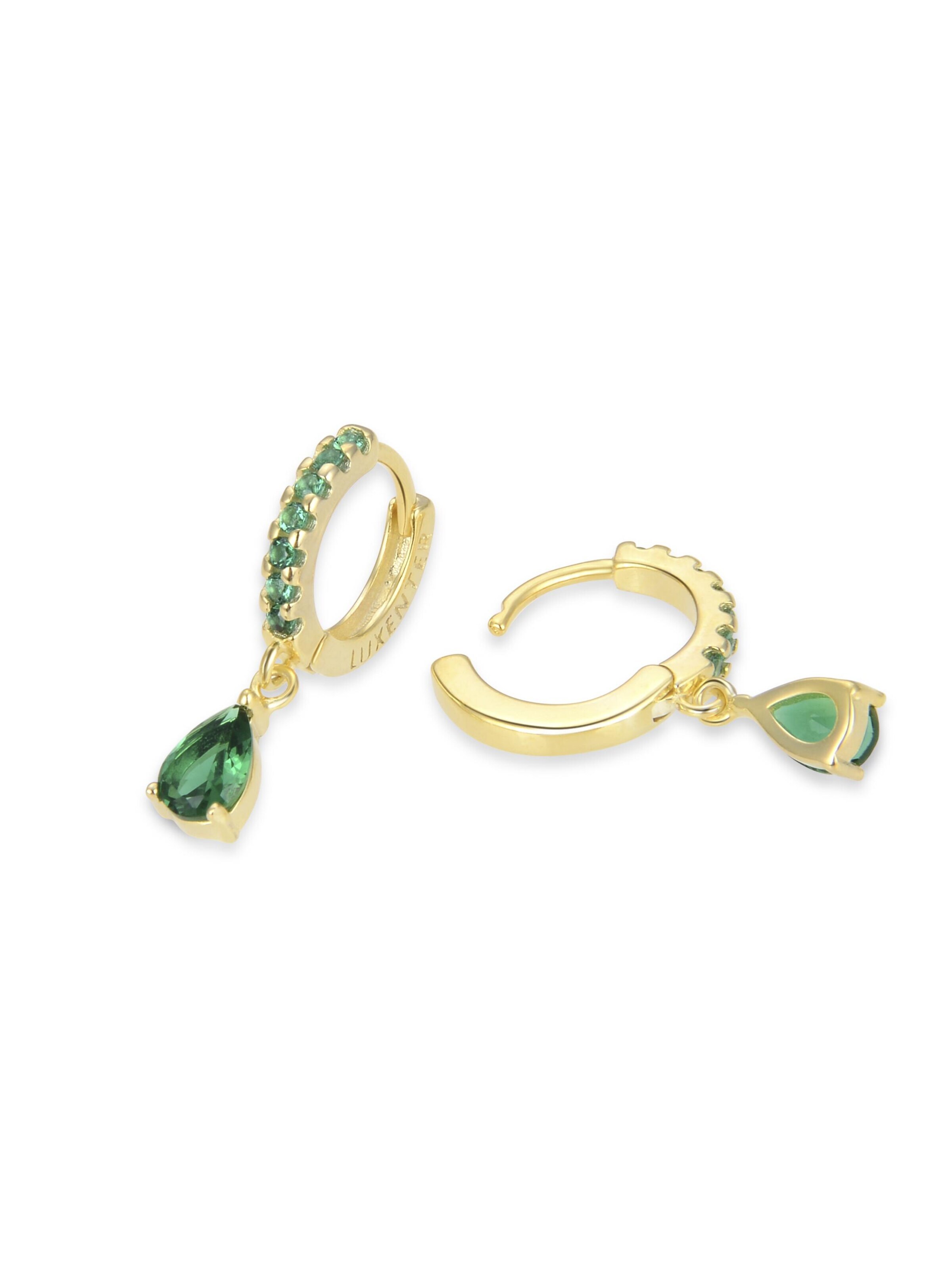 Luxenter - Brincos 'Intheon' em verde