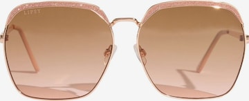 Lunettes de soleil Lipsy en or : devant