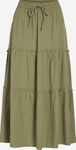 VILA Skirt in Green: front