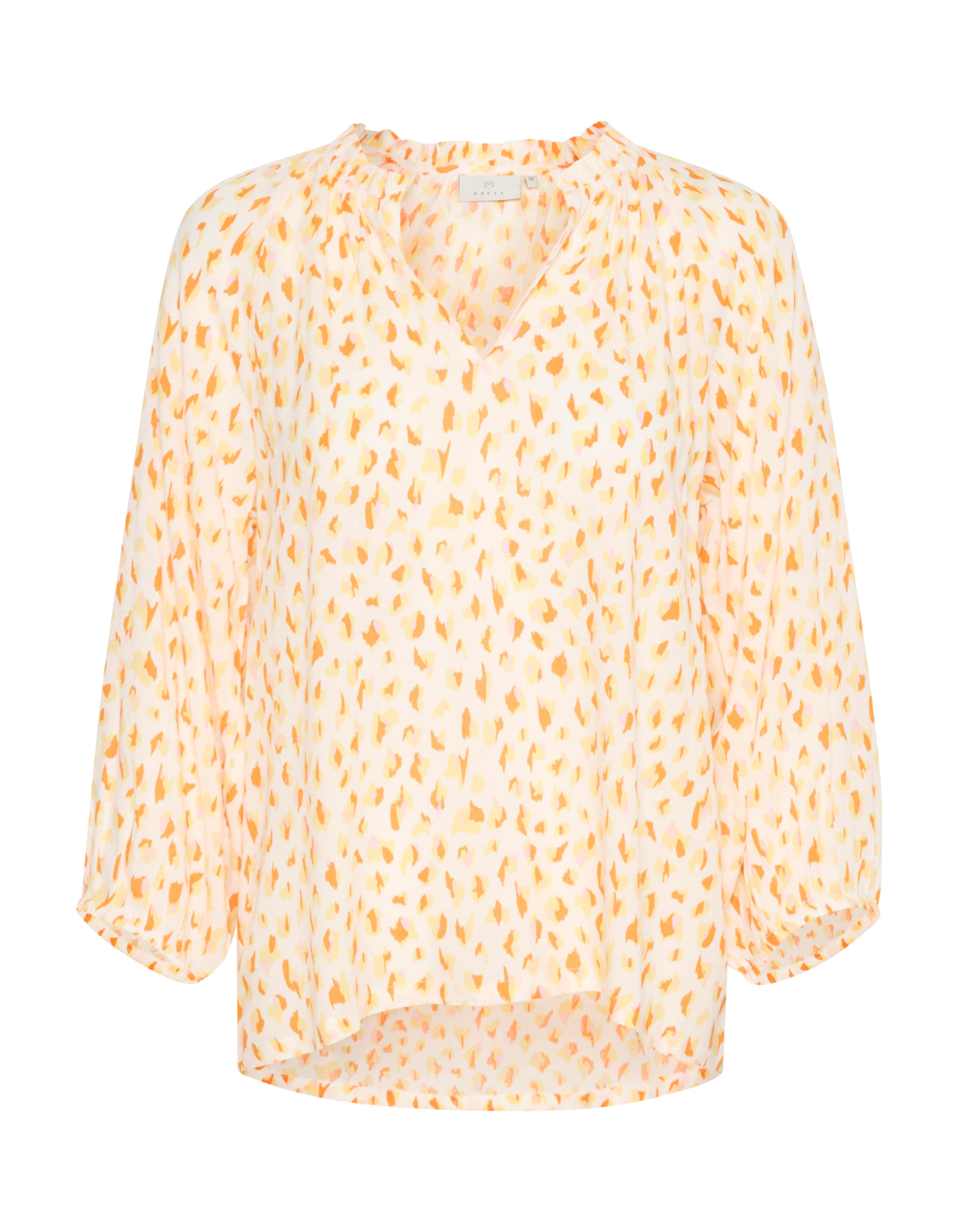 Camicia da donna &#x27;Sigrid&#x27; di Kaffe in giallo: frontale