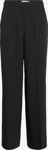 VILA Loose fit Pleated Pants 'JASMINA' in Black: front