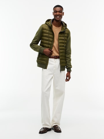 Giacca di felpa di TOMMY HILFIGER in verde