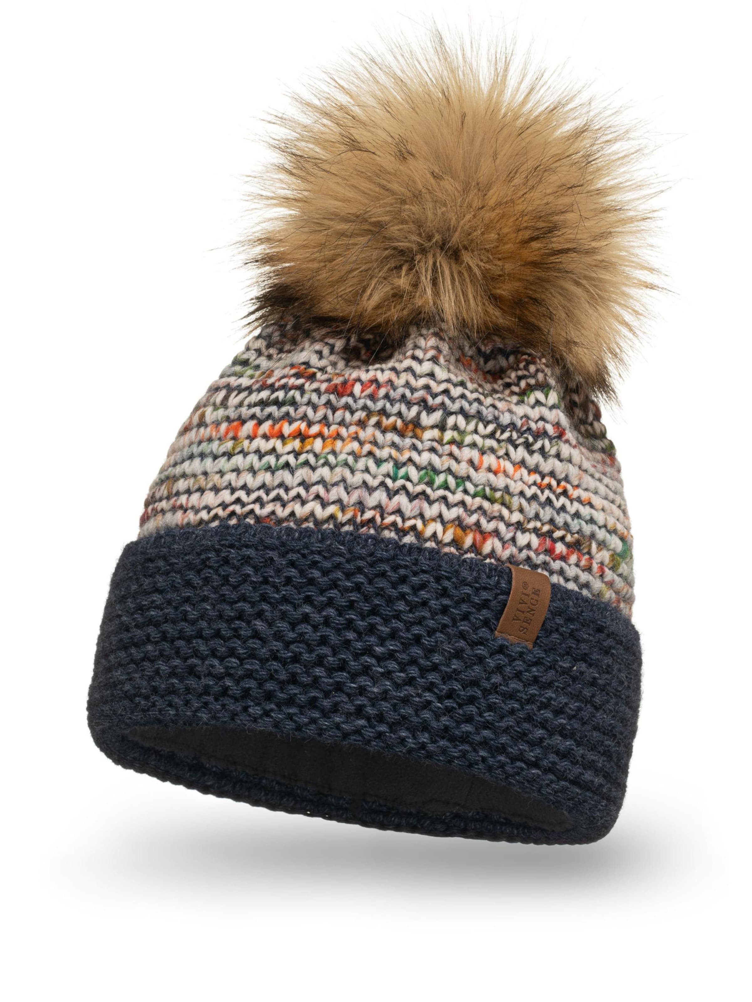 Bonnet '7024' Vivisence en bleu : devant