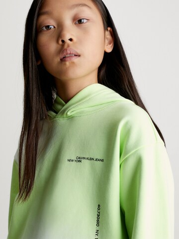 Calvin Klein Jeans Sweatshirt in Groen