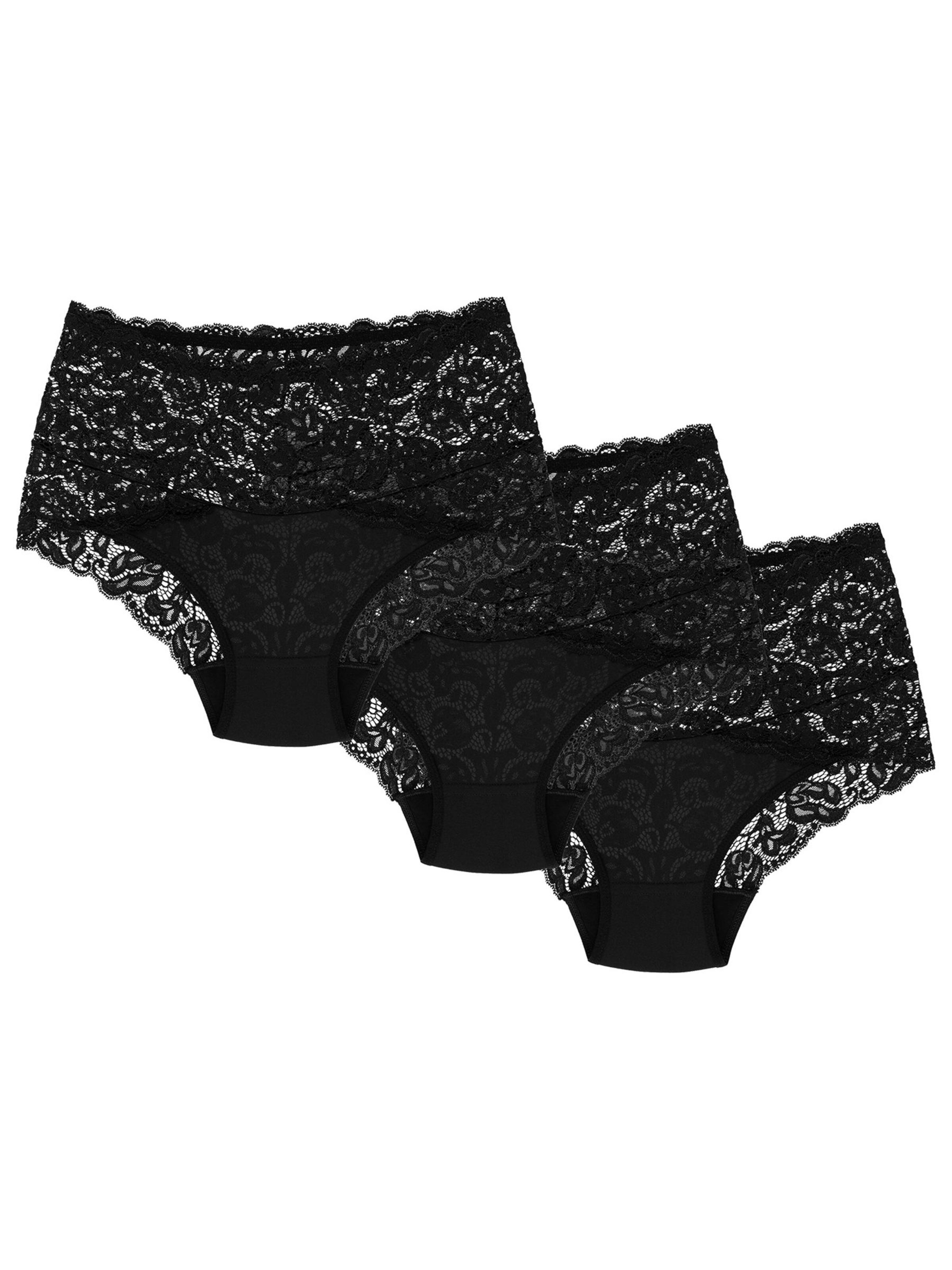 Wolbar Slip 'Teri'‌ in Schwarz: Vorderseite