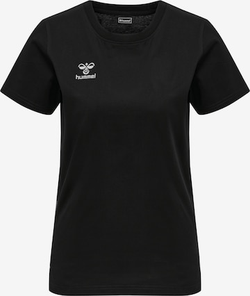 HummelTehnička sportska majica 'Move' - crna boja: prednji dio