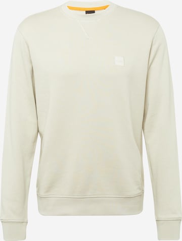 BOSS Orange Sweatshirt 'Westart' in Beige: predná strana