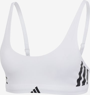 ADIDAS SPORTSWEAR Bra ' Scoop Bralette - Sport Active Essentials ' in White: front