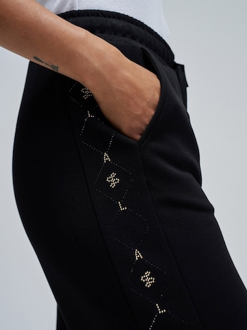 Salsa Jeans Wide Leg Hose in Schwarz