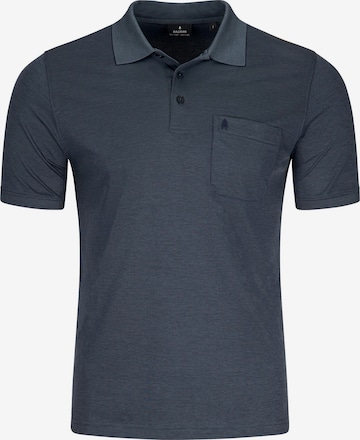 Ragman Shirt 'Basic' in Blau: Vorderseite