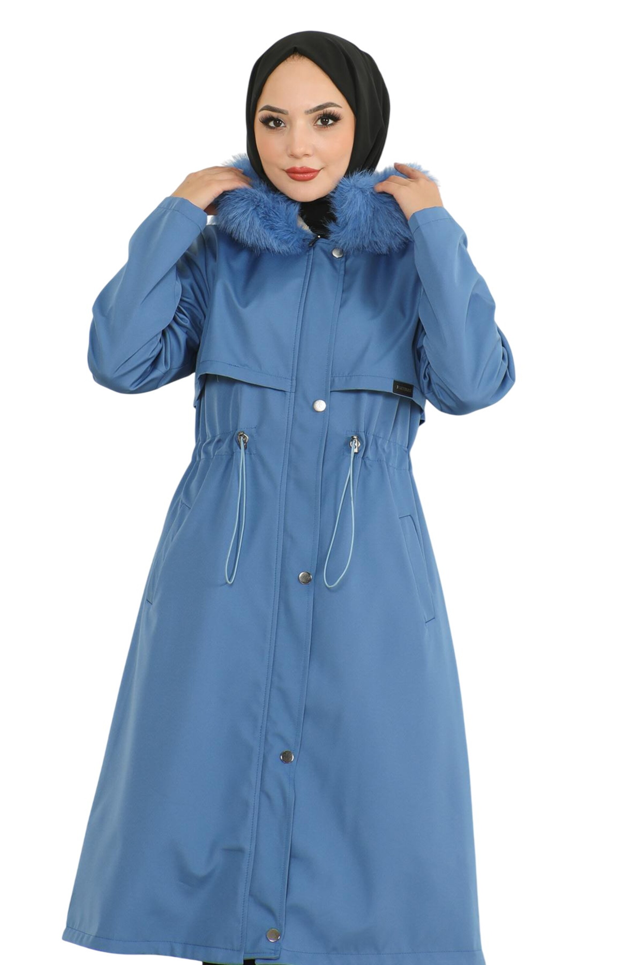 MODAMIHRAM Tussenmantel in Blauw