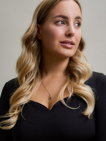 LUUK LIFESTYLE Kette 'LUUK LIFESTYLE Halskette "Schlange"'‌‌ in Silber: Vorderseite