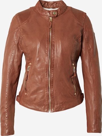 Gipsy Between-Season Jacket 'Aneta' in Brown: front