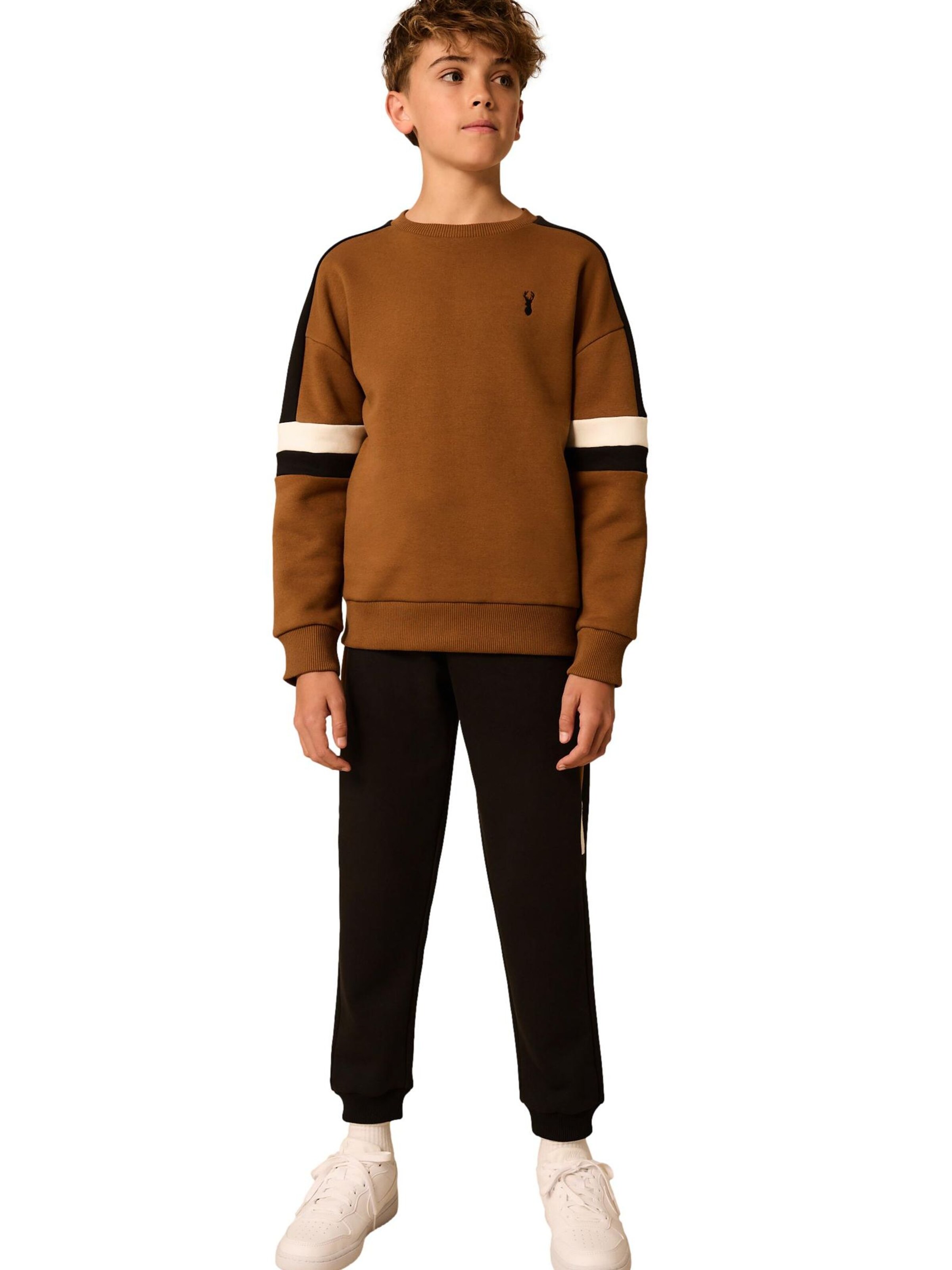 Survêtement Next en marron : devant