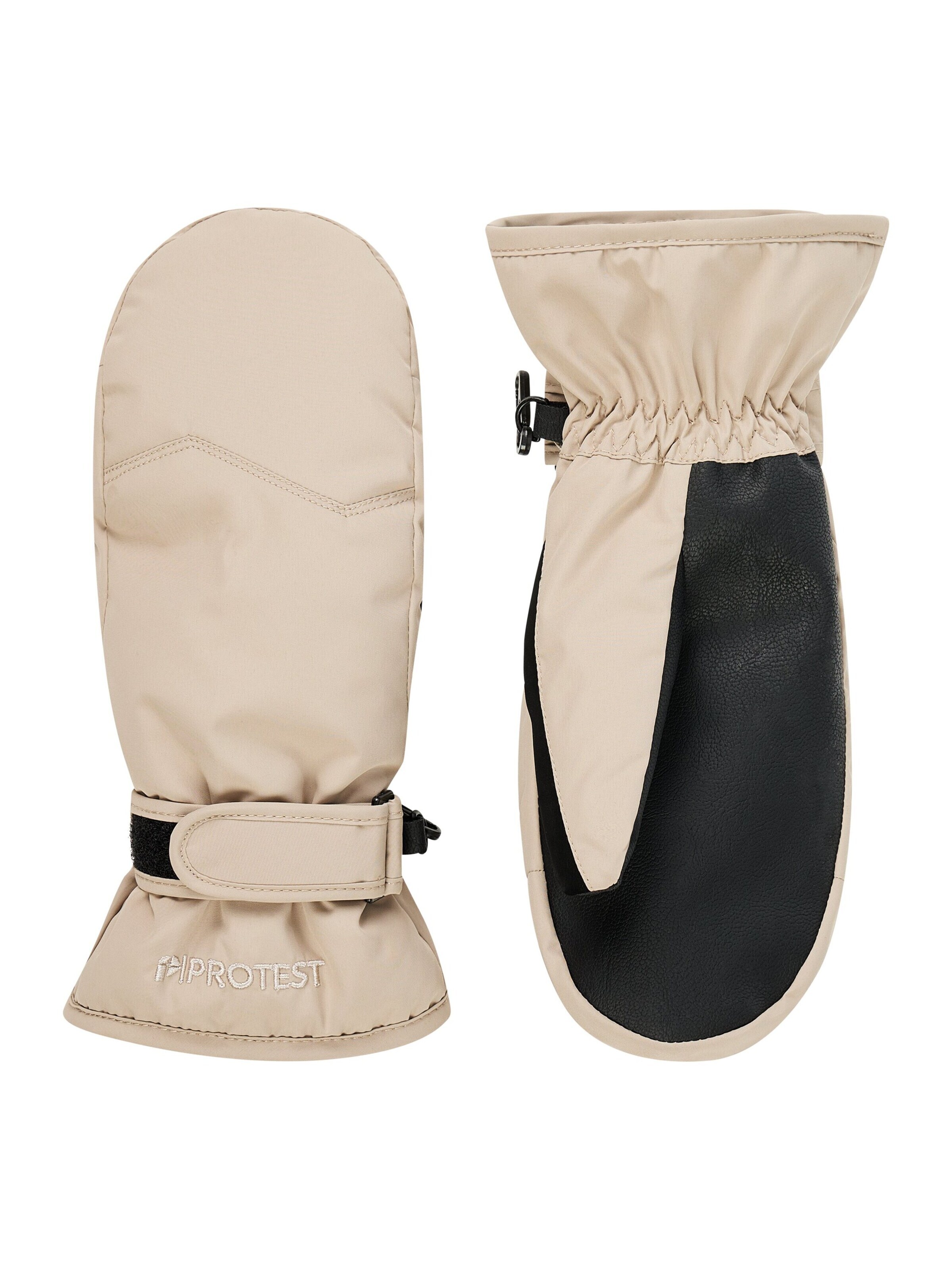 Gants de sport 'PRTKING JR' PROTEST en beige : devant