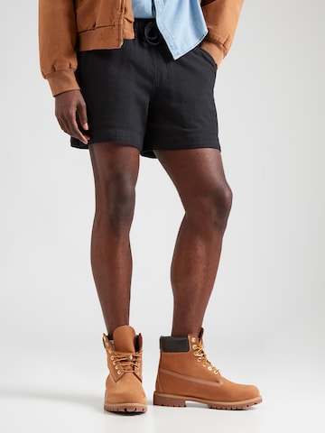 melns Abercrombie & Fitch Standarta Bikses: no priekšpuses