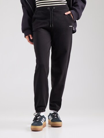 Superdry & Co Tapered Broek in Zwart: voorkant